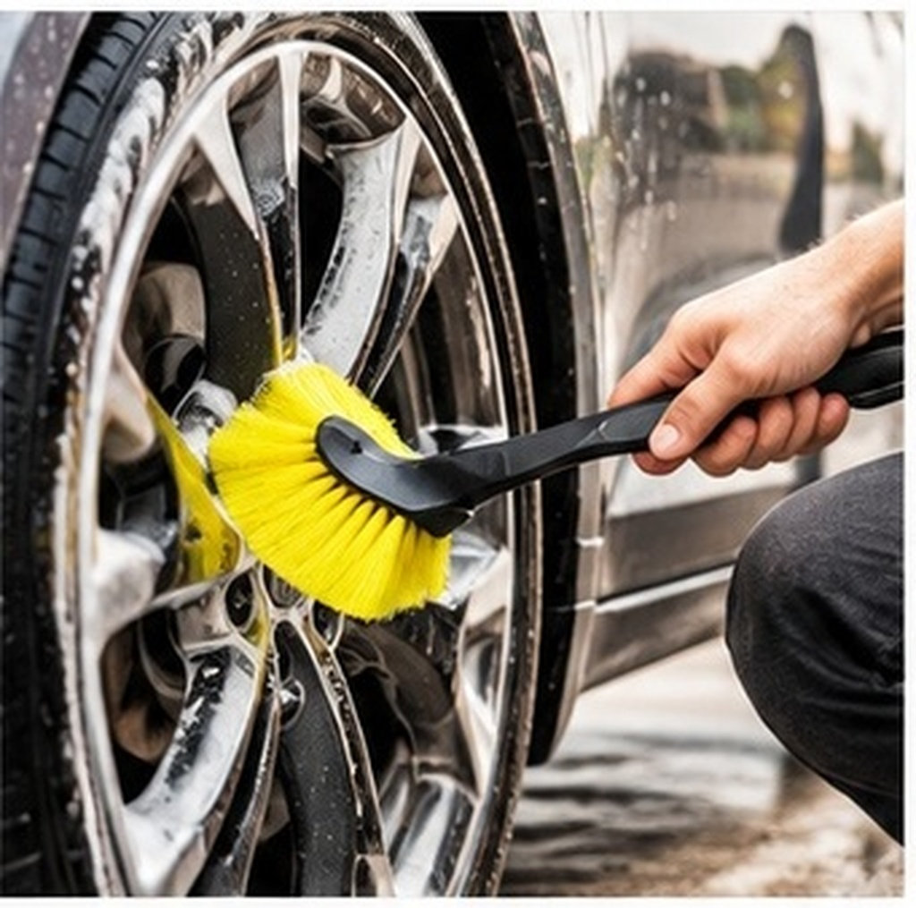 ชุดแปรงล้างยางรถยนต์ 2 ชิ้น ขน - Dirt Brush Interior บทวิจารณ์และราคา